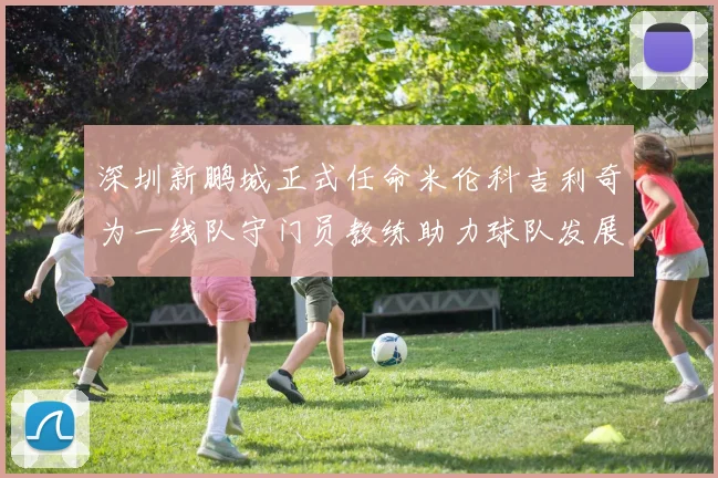 深圳新鹏城正式任命米伦科吉利奇为一线队守门员教练助力球队发展